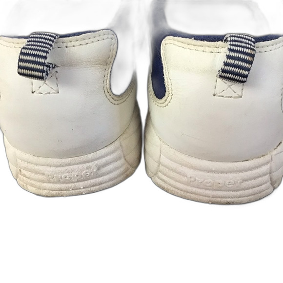 Propet Leather Shock Absorber Walking Shoes White Size 8 - Picture 7 of 8